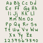 native bx font' Coastal Hug BX Embroidery Font, 13-125mm Scalable.