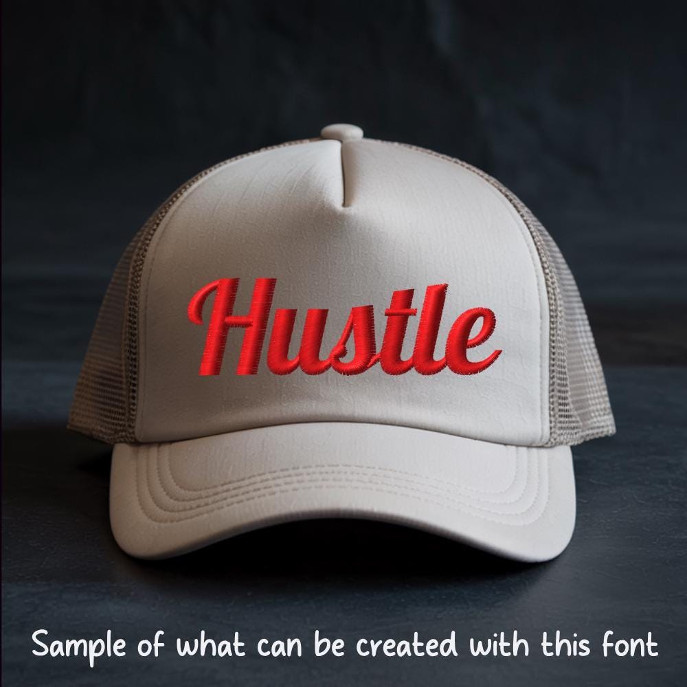 BX Embroidery Font, Coastal Hug Native BX Font for Embrilliance App
