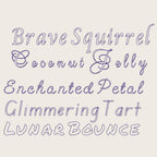BX Embroidery Font, 10 Native BX Fonts, 13mm-125mm Resizable Upper