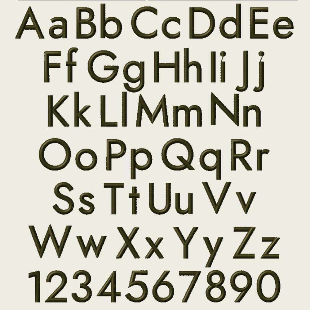 Native Bx Embroidery Font, Coastal Hug BX, Scalable 13-125mm Fonts