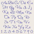 BX Embroidery Font' Coastal Hug Native BX, 13mm-125mm, UppercaseXL