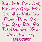 BX Embroidery Font, Frosted Fern Native+ BX Embrilliance 13-125mm.