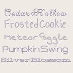 BX Embroidery Font', 10-Piece Embrilliance BX Native Alphabet Set