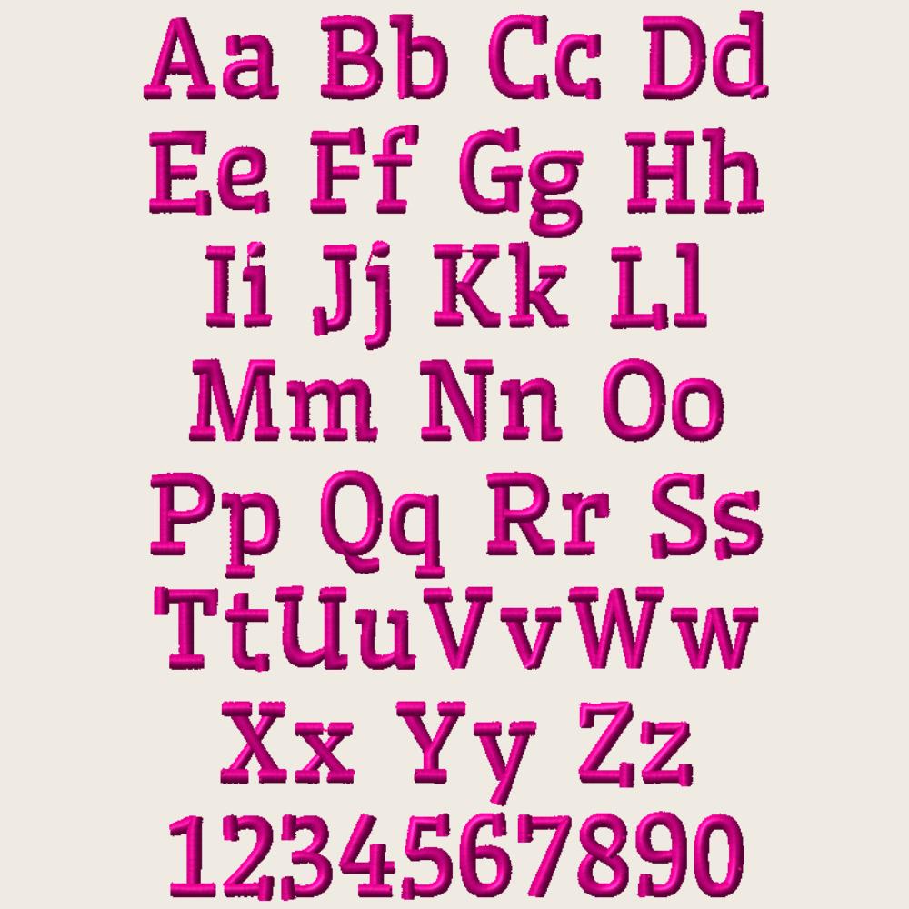 BX Embroidery Font, Coastal Hug Native BX Font, 13mm–125mm Resize