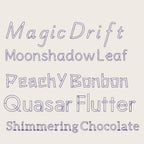 BX Embroidery Font, 10 Font Set Native BX For Embrilliance, 13-125mm