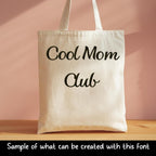 Native BX Font', Coastal Hug Embroidery Monogram, 13mm-125mm Free