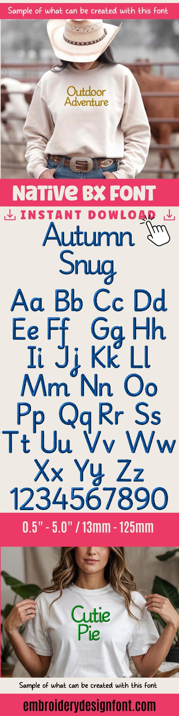 native bx embroidery font, Coastal Hug BX Monogram, 13-125mm Edits