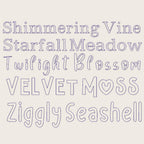 BX Embroidery Font, Ten Native Set, Embrilliance Editable, 13-125mm