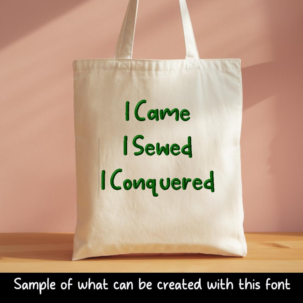 BX Embroidery Font, Coastal Hug Native BX Embrilliance 13mm-125mm!!