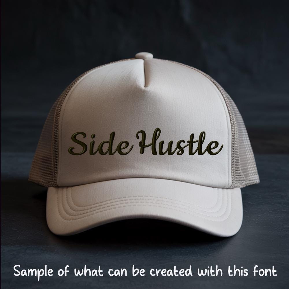 Native BX Embroidery Font, Coastal Hug, 13-125mm Editable BX