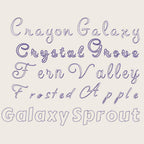 BX Embroidery Font' Native Embrilliance 10-Font Set, 13mm-125mm!