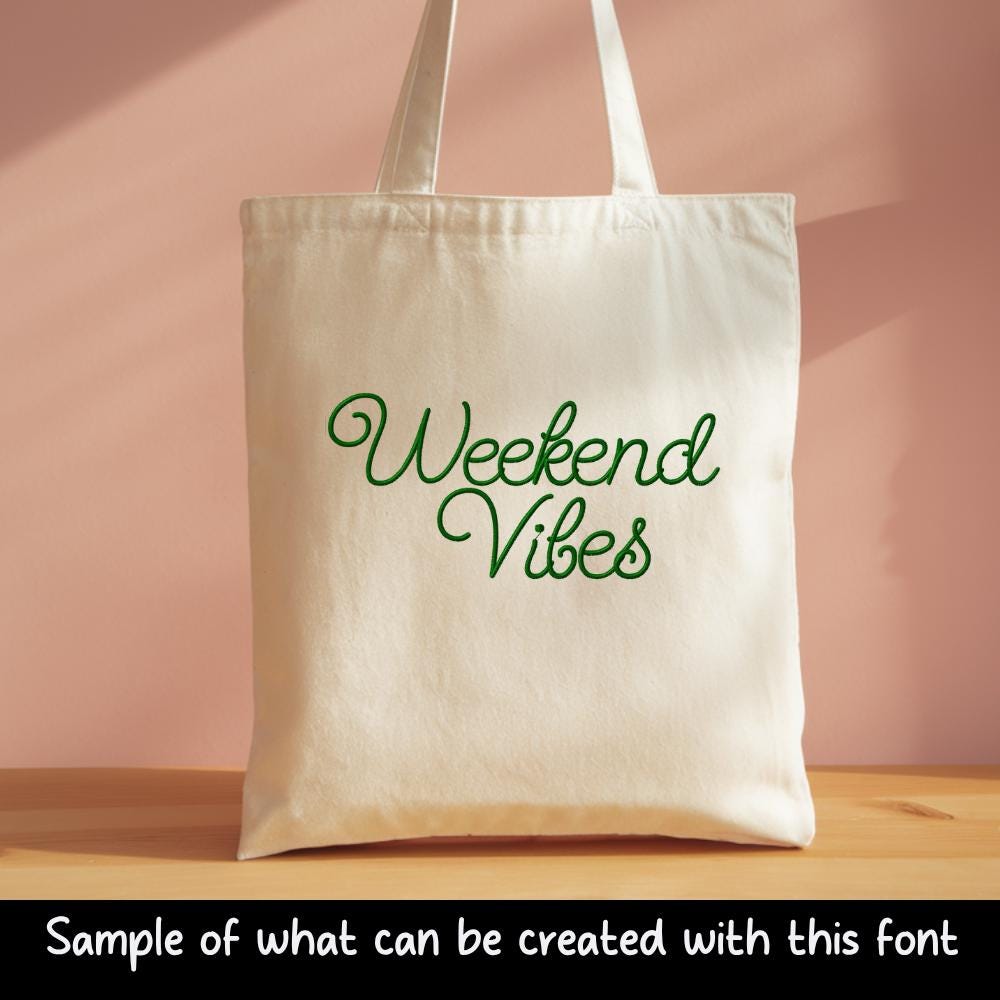 Native Bx Embroidery Font, Coastal Hug BX, 13-125mm Editable Plus!