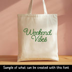 Native Bx Embroidery Font, Coastal Hug BX, 13-125mm Editable Plus!