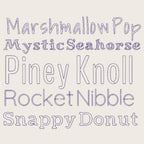 BX embroidery font', 10-Font Set, Native BX, Embrilliance Ready