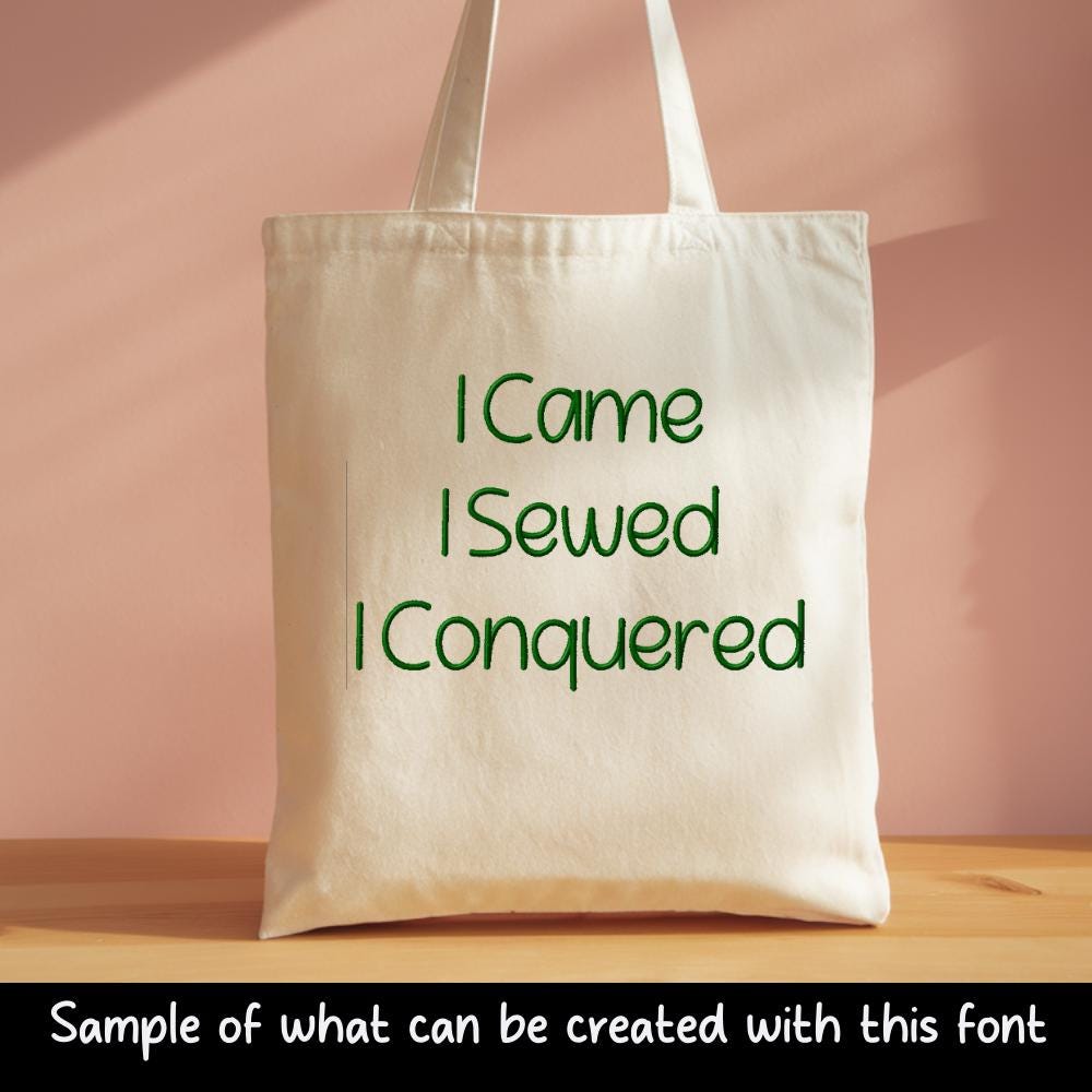 BX Embroidery Font, Fizzy Cloud Native BX Embrilliance 0.5-5in.