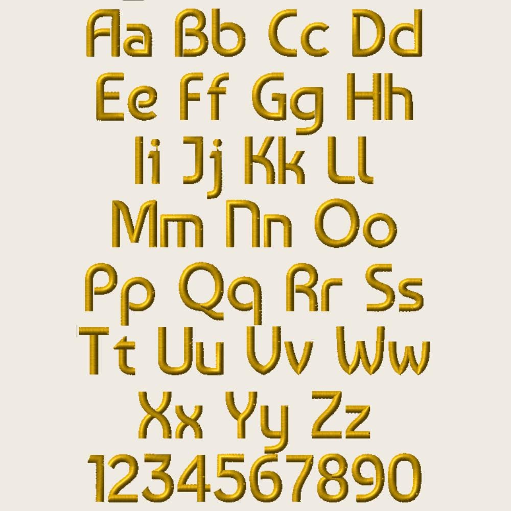 BX Embroidery Font, Coastal Hug BX Native, Scalable 13-125mm Edit
