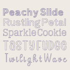 BX Embroidery Font, 10 Font Set Native BX Embrilliance 13mm-125mm