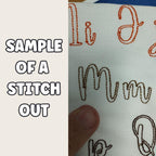 BX Embroidery Font, Ten Native Set, Embrilliance Editable, 13-125mm