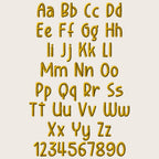 BX Embroidery Font, Pecan Pie Native Embrilliance BX 0.5-5in AlphaXL