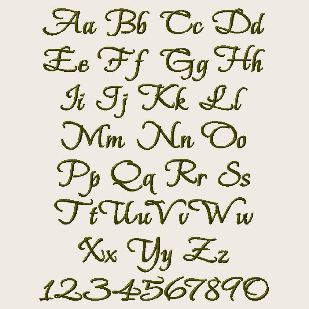 Native BX Embroidery Font, Coastal Hug Designer, 13-125mm Editable