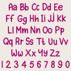 BX Embroidery Font, Tall Skinny Little Harbor Script Alphabet PES
