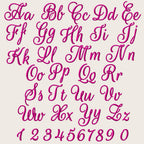 Native BX font' Coastal Hug Embroidery Font 13-125mm UppercaseXL