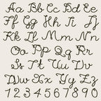 BX Embroidery Font' CoastalHug Native BX Editable Font, 13mm-125mm