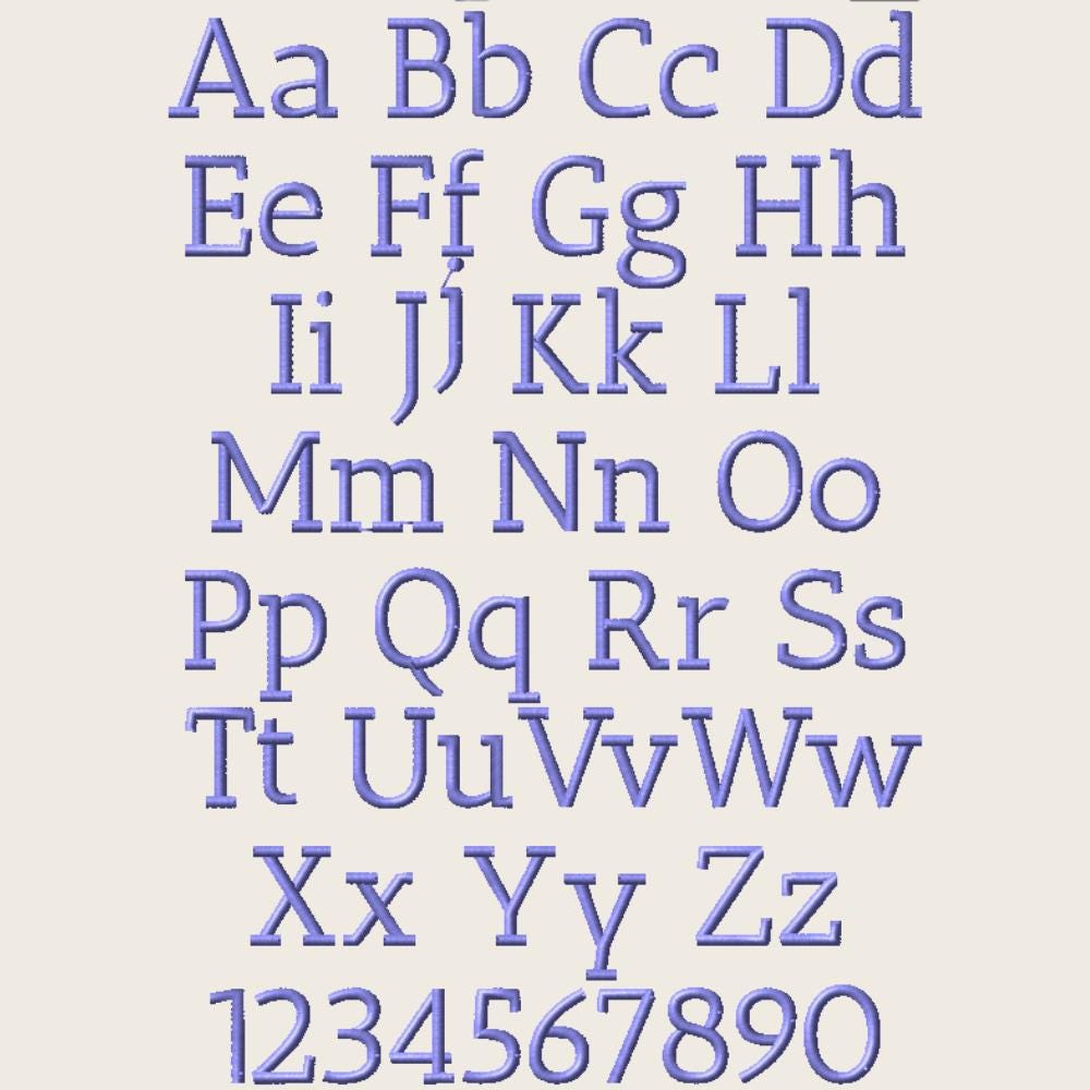 Native BX Embroidery Font, Coastal Hug BX, 13mm–125mm Scalable XL
