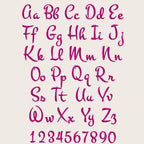 Embrilliance BX Font, Coastal Hug BX, 0.5-5" Embroidery Alphabet XL