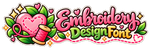 Embroidery Design Font - Home