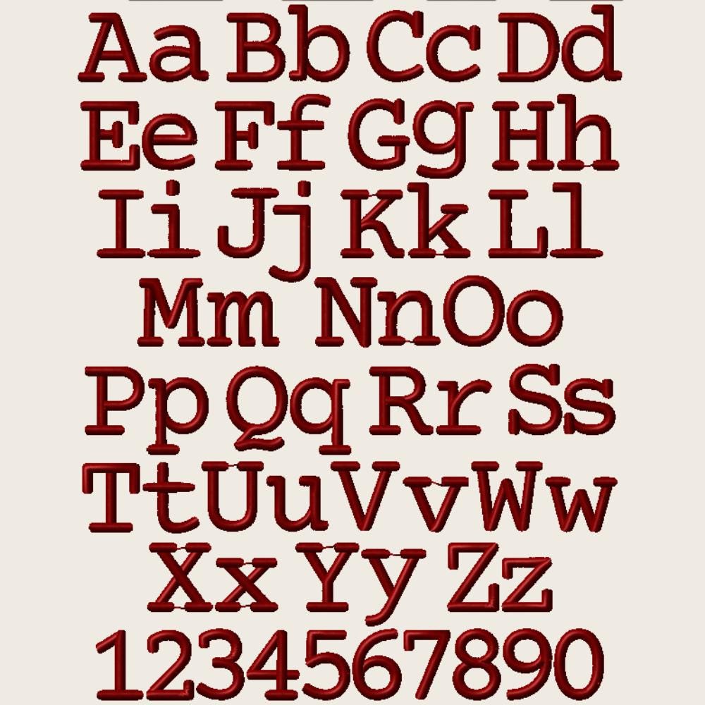 BX Embroidery Font, Coastal Hug BX5 Native 13–125mm, Embrilliance