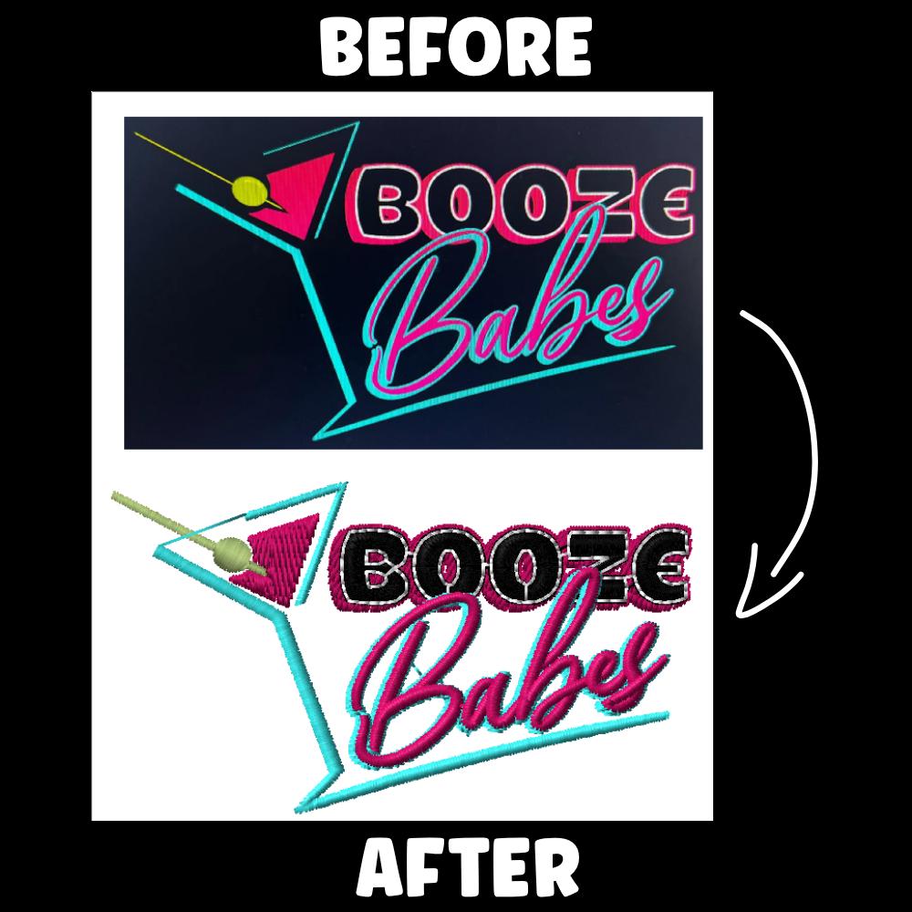 Custom Embroidery Digitizing, Logo & Patch Vector File For Apparel