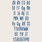 Native BX Embroidery Font, Jumpy Dots Elegant Vintage Alphabet XL