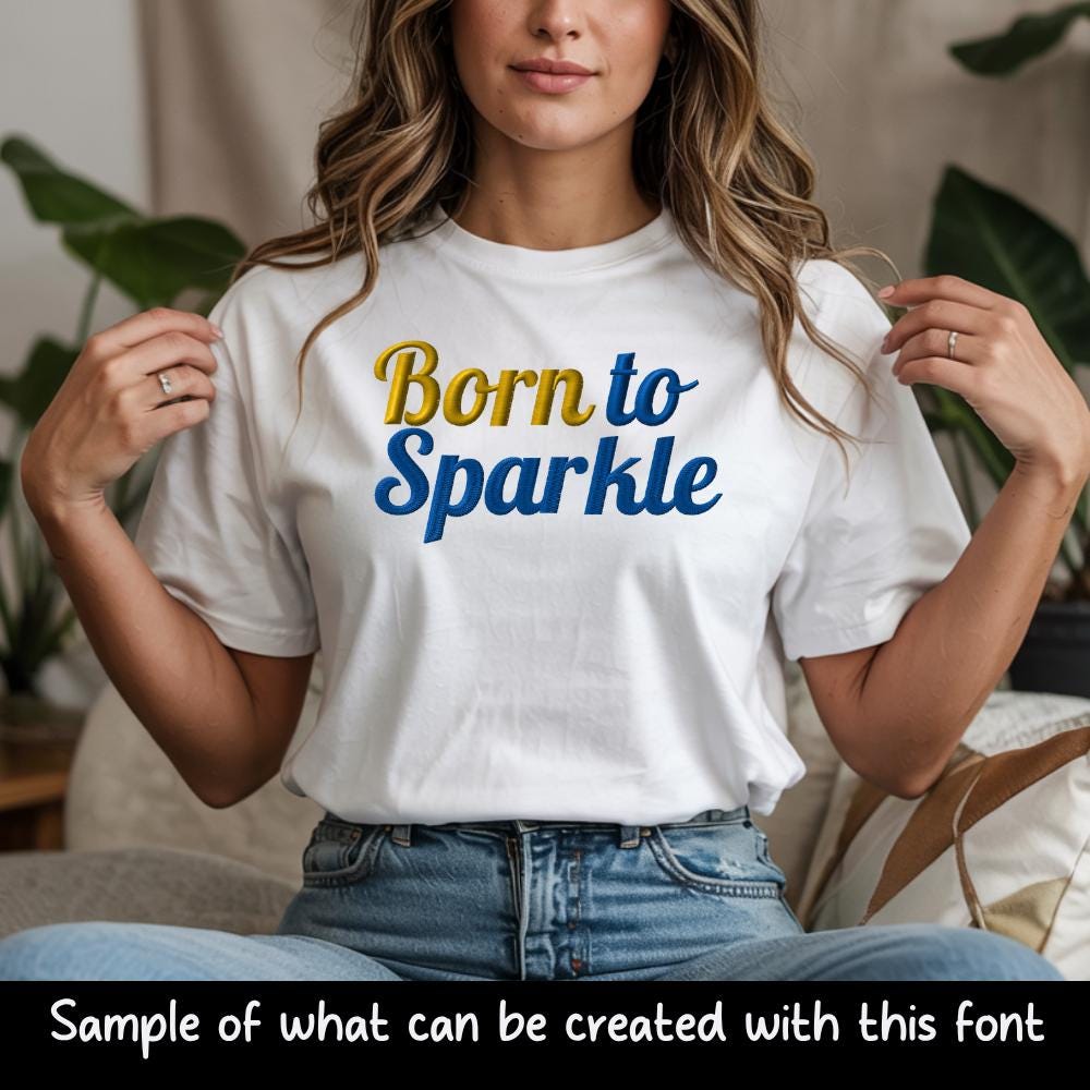 Native BX Font, Coastal Hug Embroidery Alphabet, Editable 13-125mm!