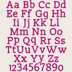 BX Embroidery Font' Coastal Hug Native BX Font, 13mm To 125mm Pro1