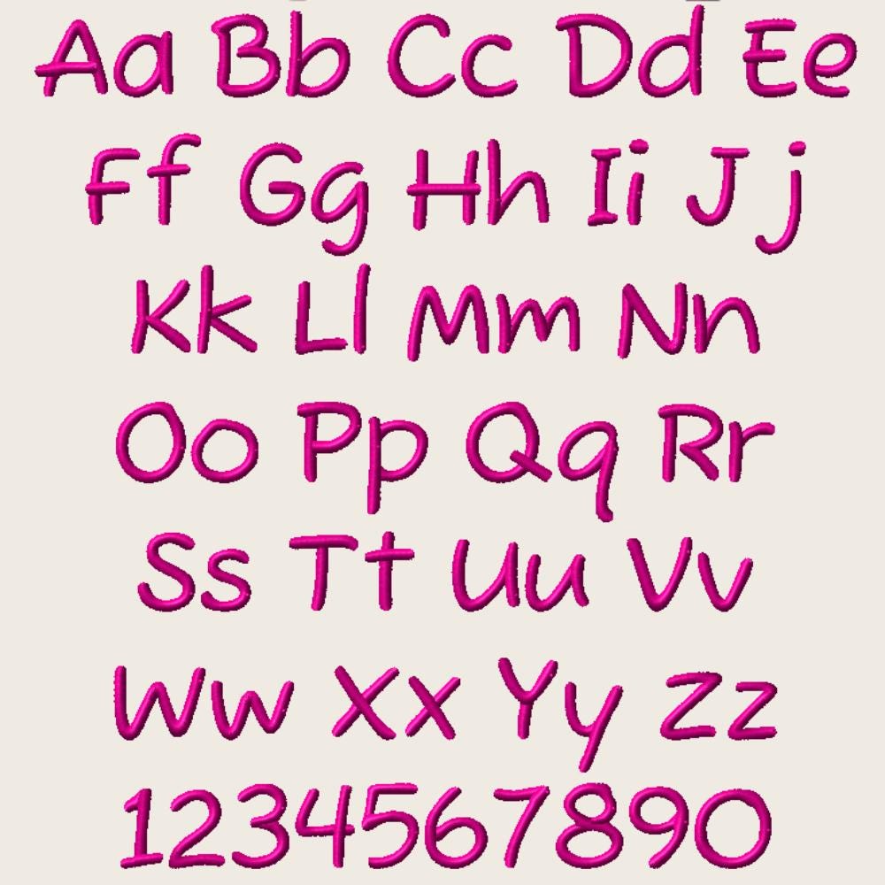 Bx Embroidery Font, Coastal Hug Native Bx, 0.5–5 In. Scalable Set