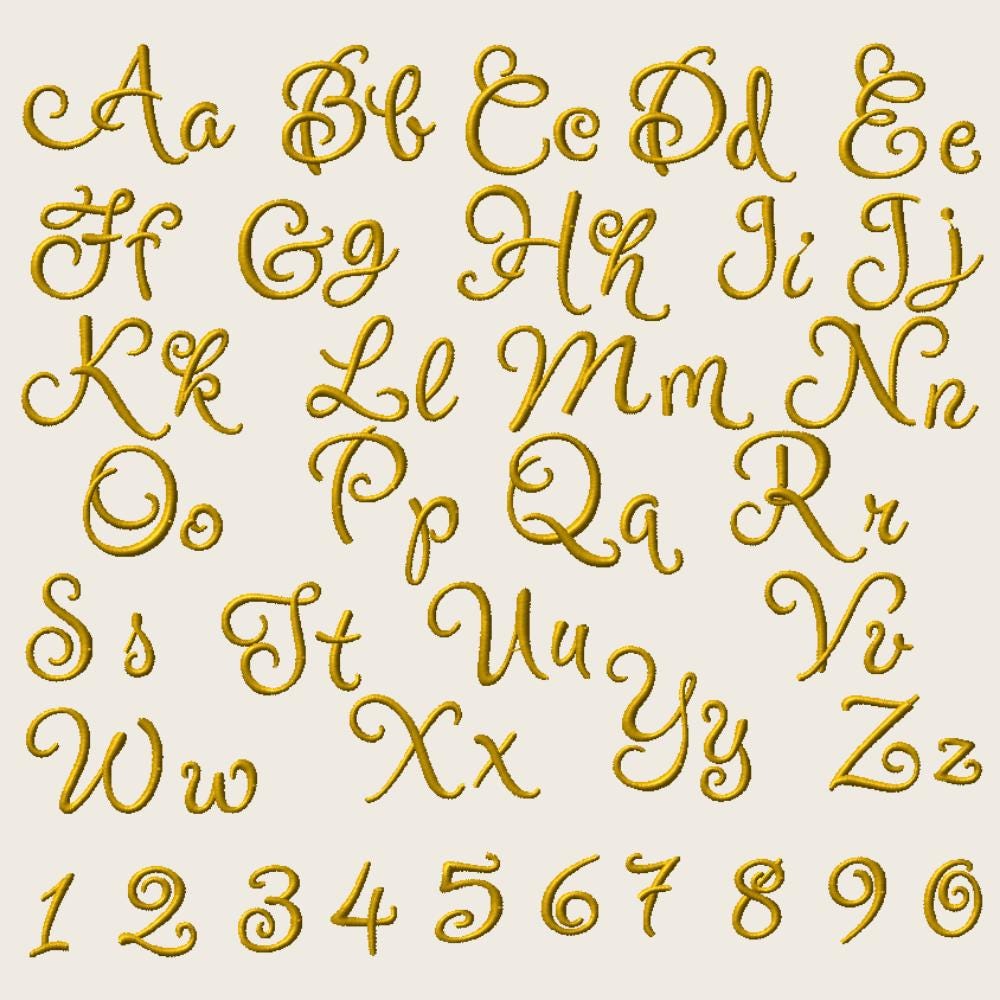Native Bx Embroidery Font, Coastal Hug BX, 13-125mm Embrilliance v1