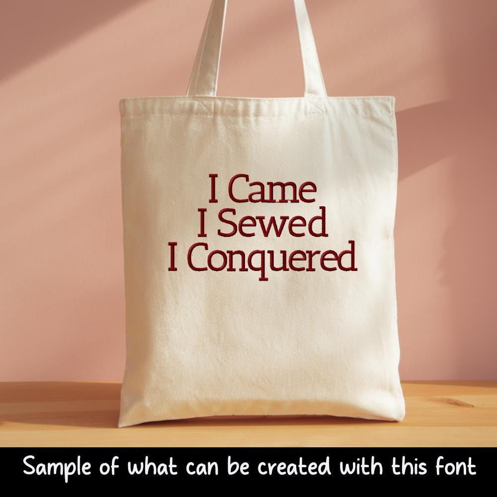 Native BX Embroidery Font, Coastal Hug BX, 13mm–125mm Scalable XL