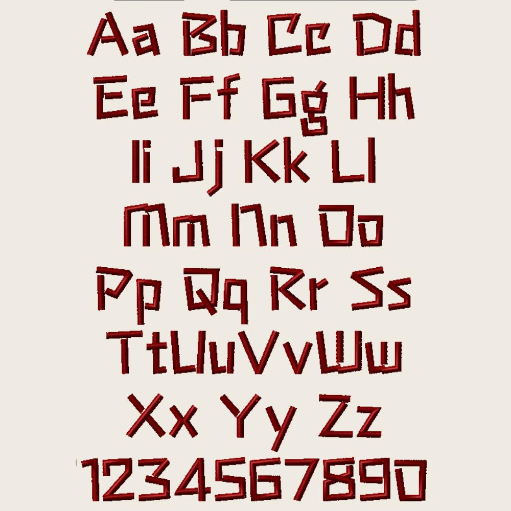 native bx font', Coastal Hug Embroidery BX Font, Resizable 0.5-5in