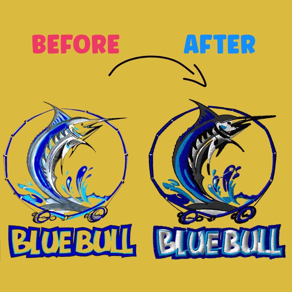 Custom Embroidery Digitizing, Logo & Patch, Multi-Format Fast PES