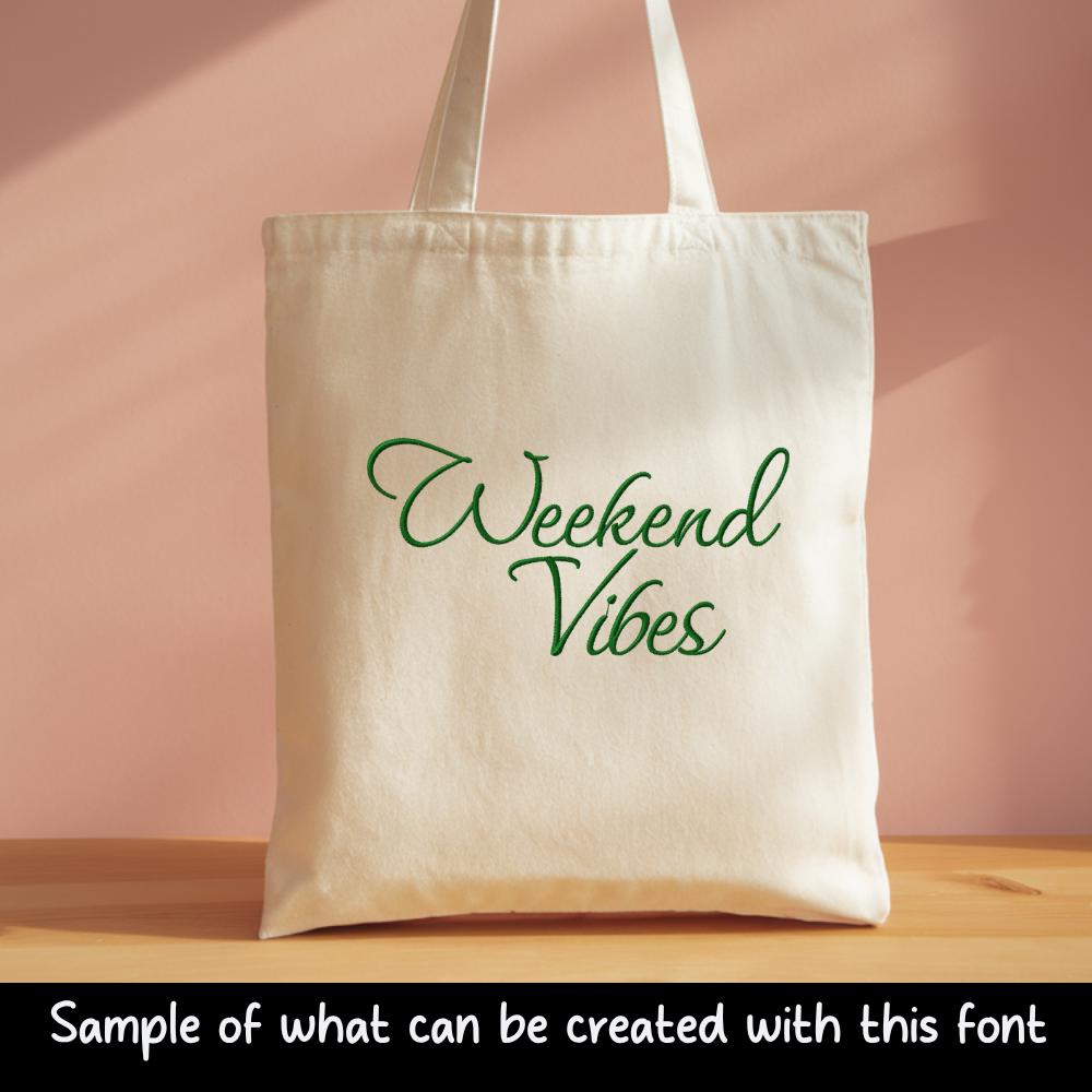 Bx Embroidery Font, Coastal Hug Native BX Font, Embrilliance Download