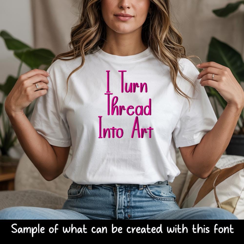 BX Embroidery Font, Velvet Meadow Native BX Embrilliance 13-125mm