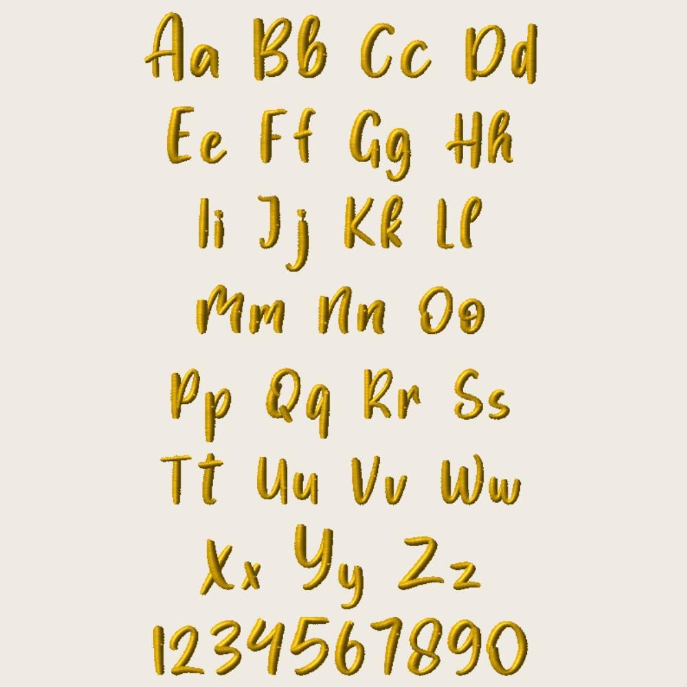 Bx Embroidery Font, Maple Breeze Native Embrilliance 13-125mm Pro