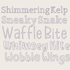 BX Embroidery Font, Coconut Drift Native Embrilliance Alphabetic
