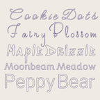 BX Embroidery Fonts' Native BX Embrilliance 10-Font Set 13mm–125mm