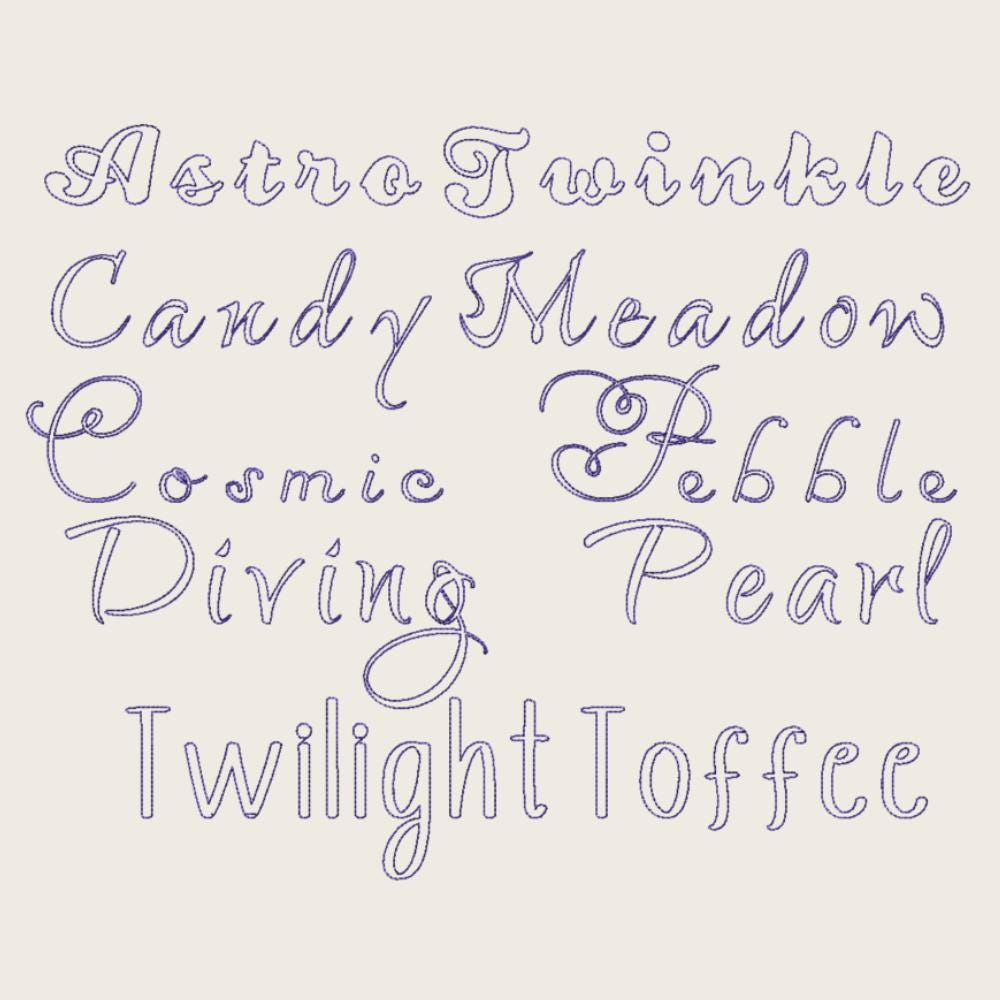 BX Embroidery Font, 10 Native BX Set - Vintage Floral Alphabet HD