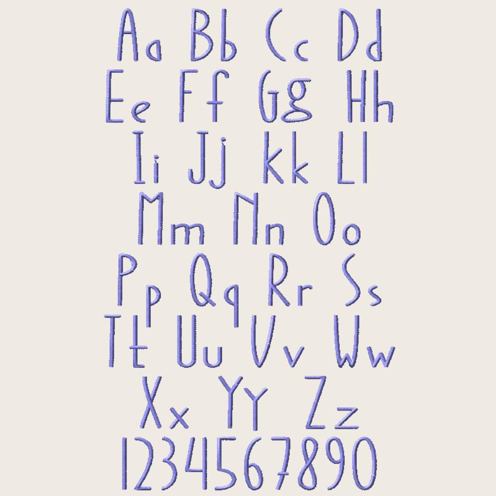 Native Bx Font, Coastal Hug Embroidery Font, 13mm-125mm, Editable!