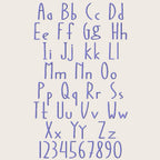 Native Bx Font, Coastal Hug Embroidery Font, 13mm-125mm, Editable!