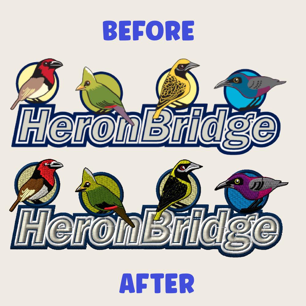 Custom Embroidery Digitizing, Convert PNG To PES, Logo Files Fast!