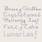 BX Embroidery Fonts' 10-Piece BX Embrilliance Vintage Alpha Floral